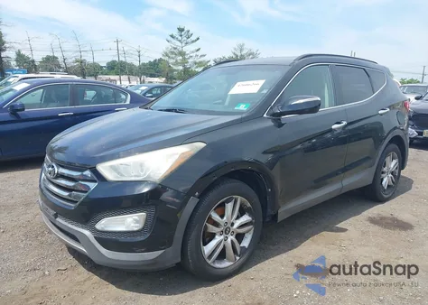 2013 Hyundai Santa Fe Sport 2.0T from USA, damaged, VIN 5XYZUDLA2DG090856